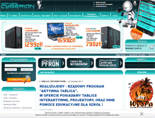 Tablet Screenshot of cyberion.com.pl